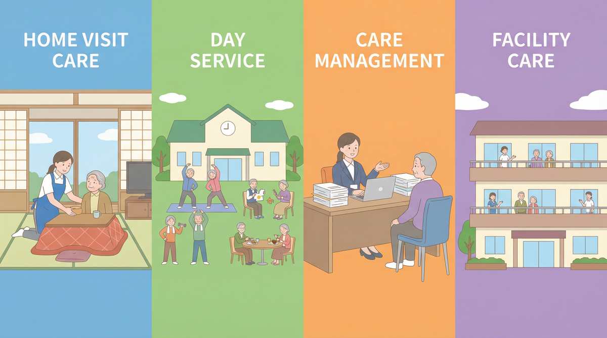 サービス別の書き方イメージ