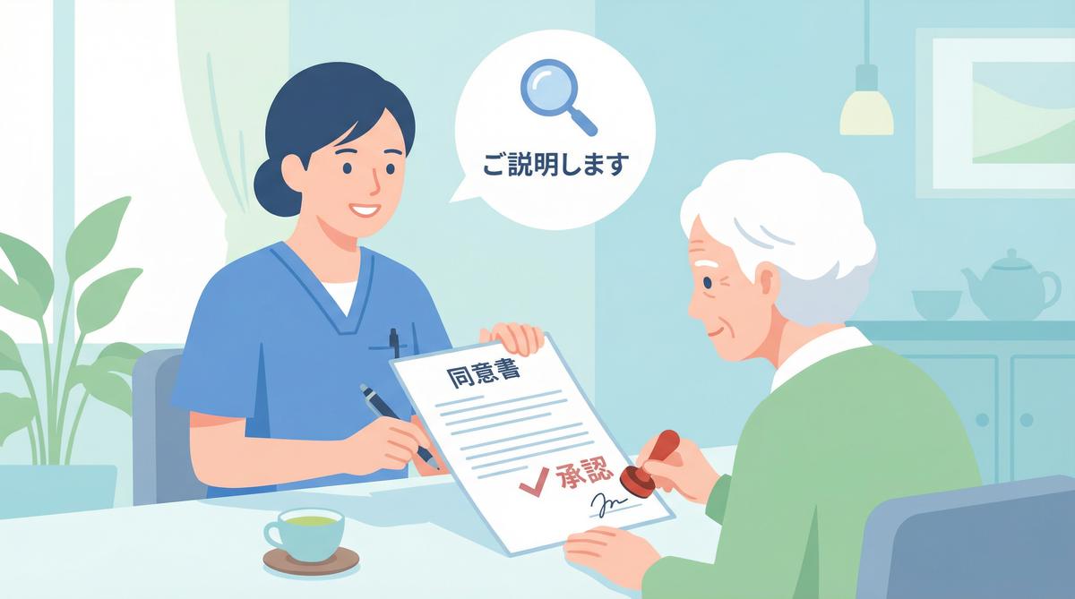 説明・同意の手続きイメージ