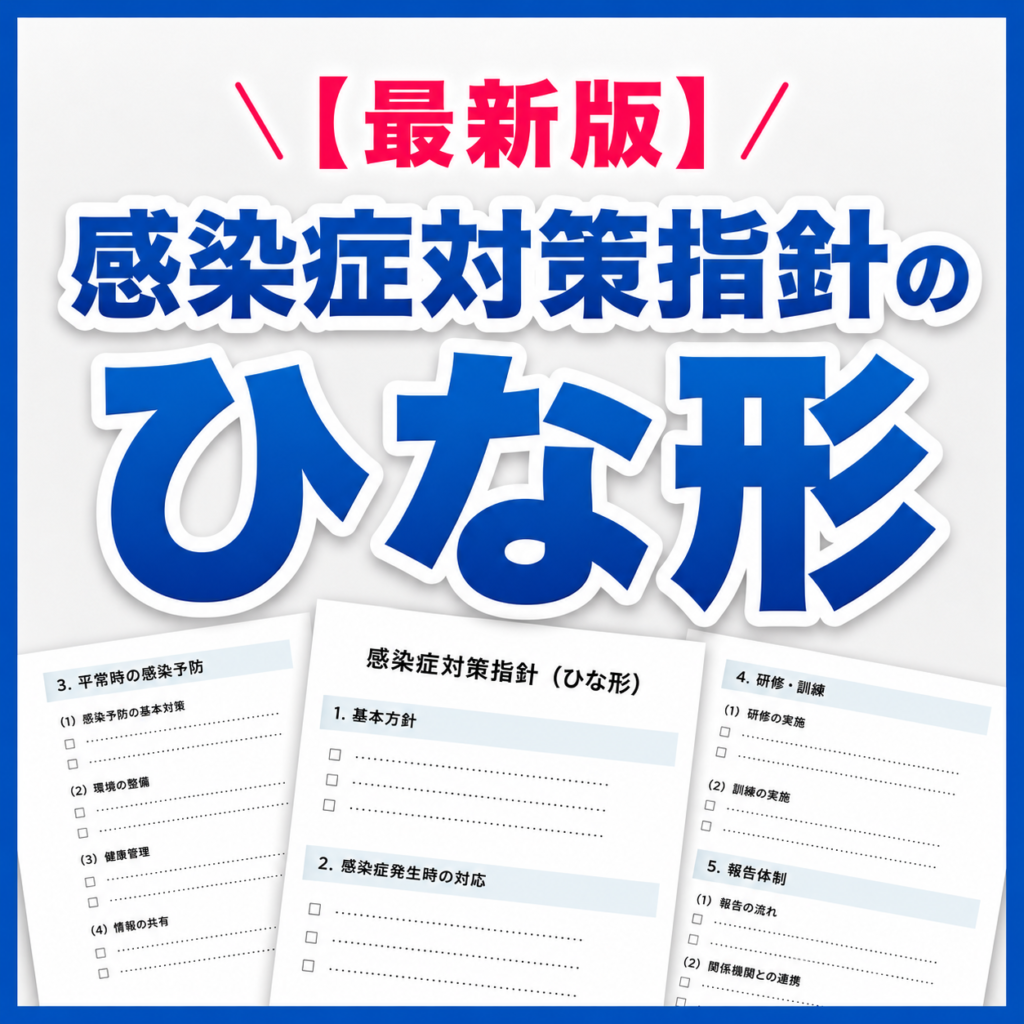 【最新版】感染症対策指針のひな形