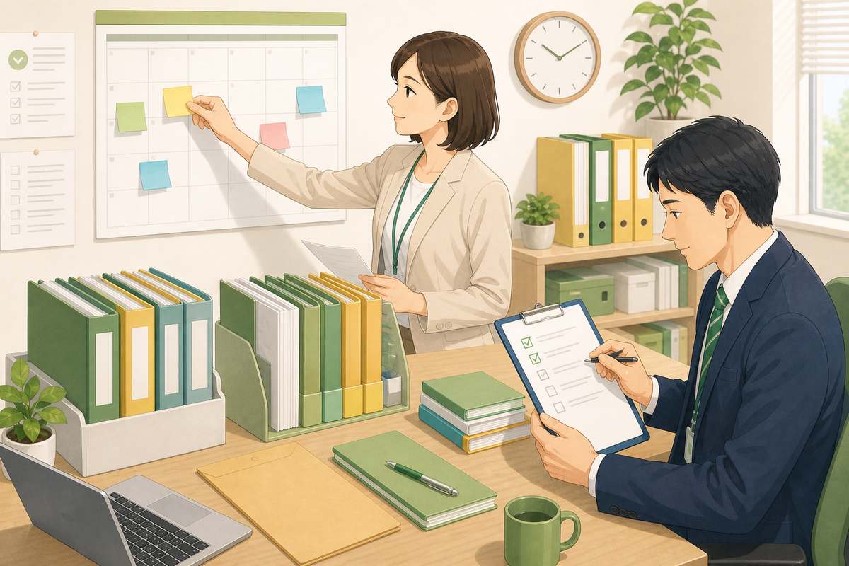 運営指導の通知後から当日までの準備手順
