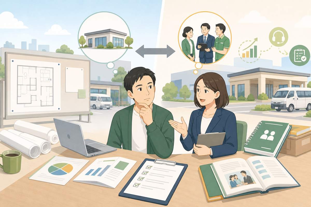 デイサービスフランチャイズとは？独立開業との違い