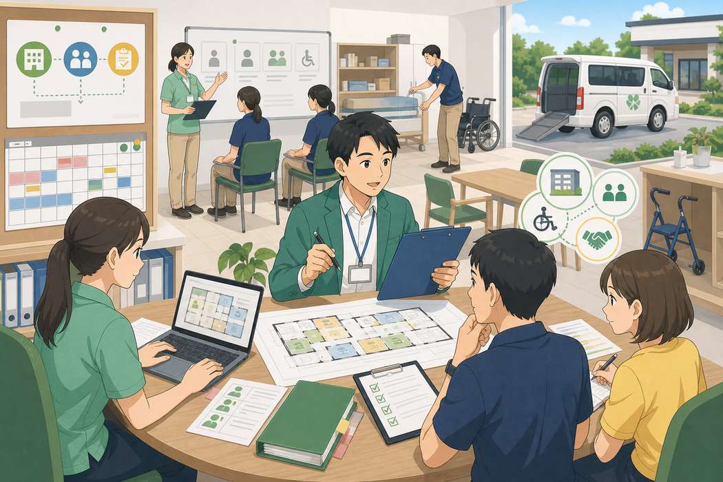 FC加盟後に必要な開業準備・指定申請・人員配置