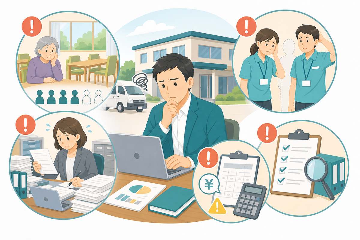 デイサービス開業後に失敗しやすいポイント