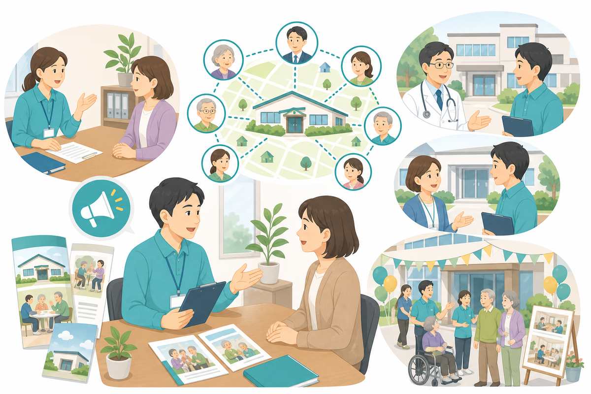 デイサービスの利用者獲得と集客