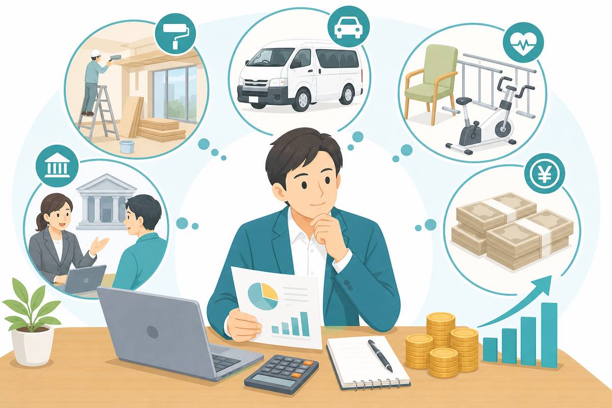 デイサービス開業費用と資金
