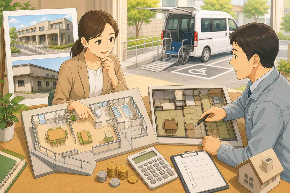 デイサービス開業の物件選びと費用
