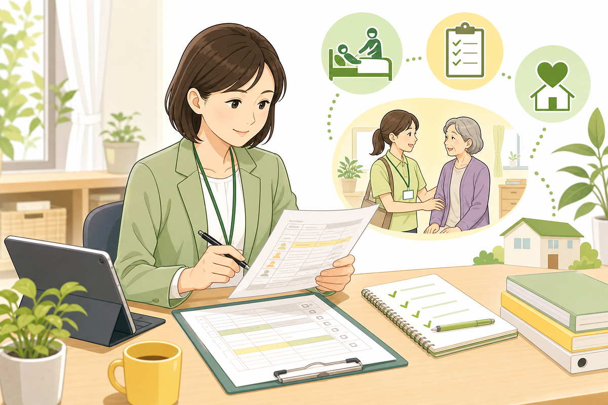 サービス提供責任者の配置要件を確認する場面