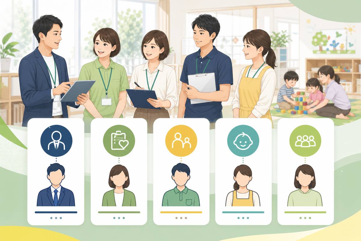 放課後等デイサービスの人員基準と職員体制を確認する管理者