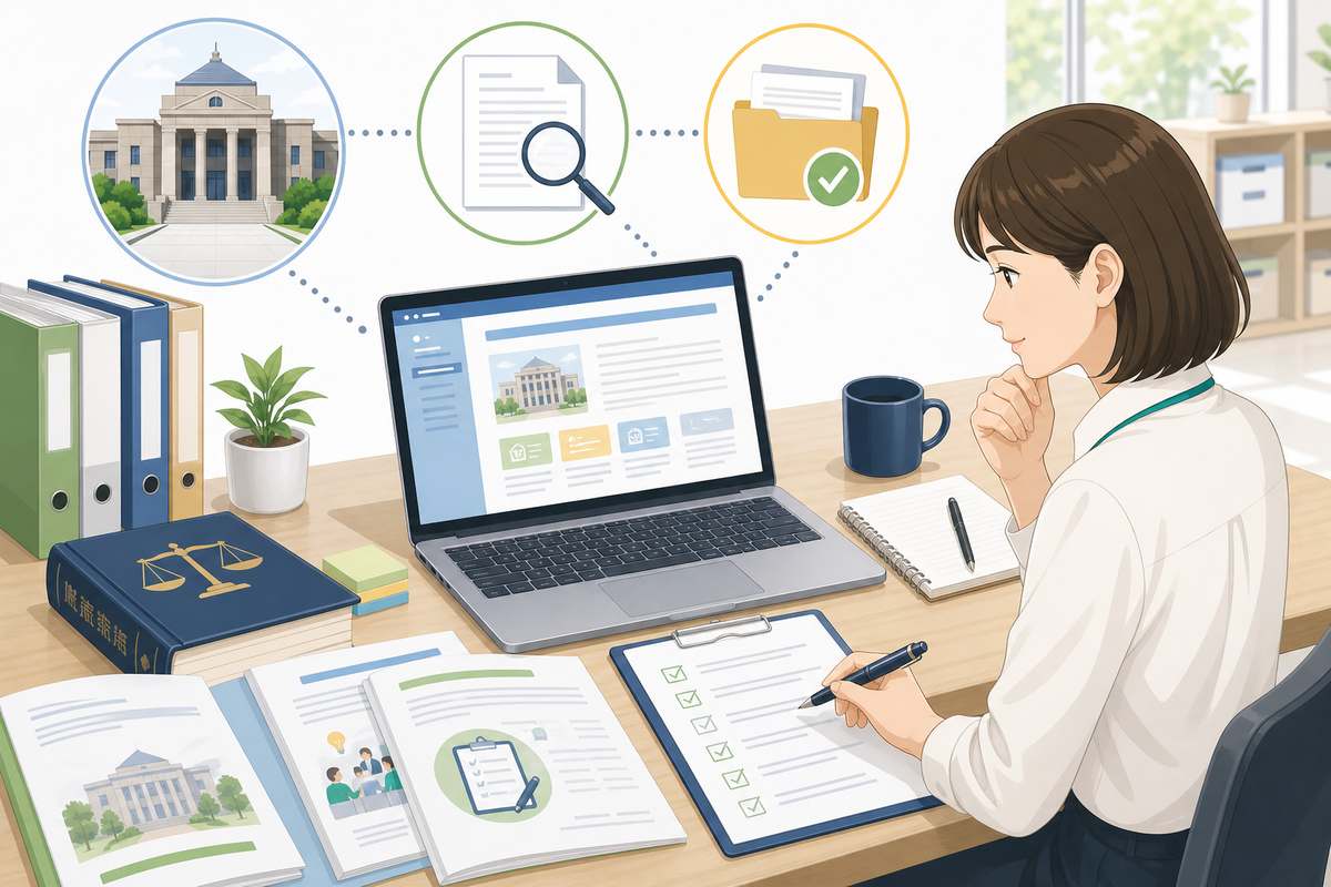 放課後等デイサービス開業の公式情報を確認する管理者