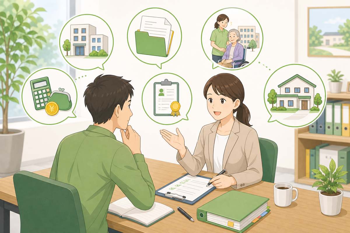 有料老人ホームの開業準備に介護ソフトを活用するイメージ