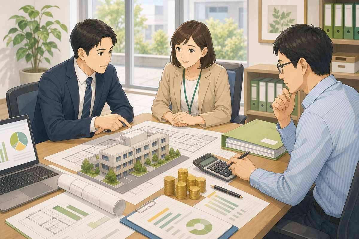 サ高住開業費用と資金計画を確認するイメージ