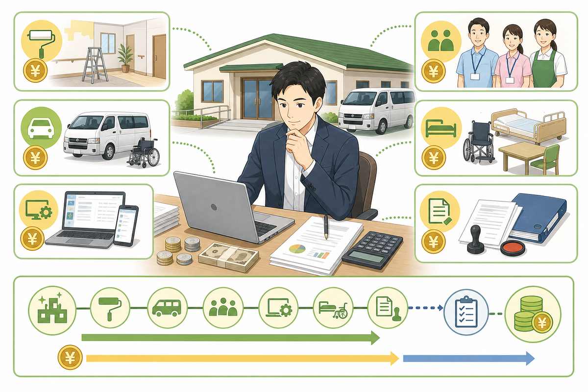 小規模デイサービスの開業費用